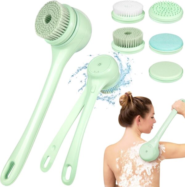 Electric Body Brush for Back and Shower Scrubber - Image 4